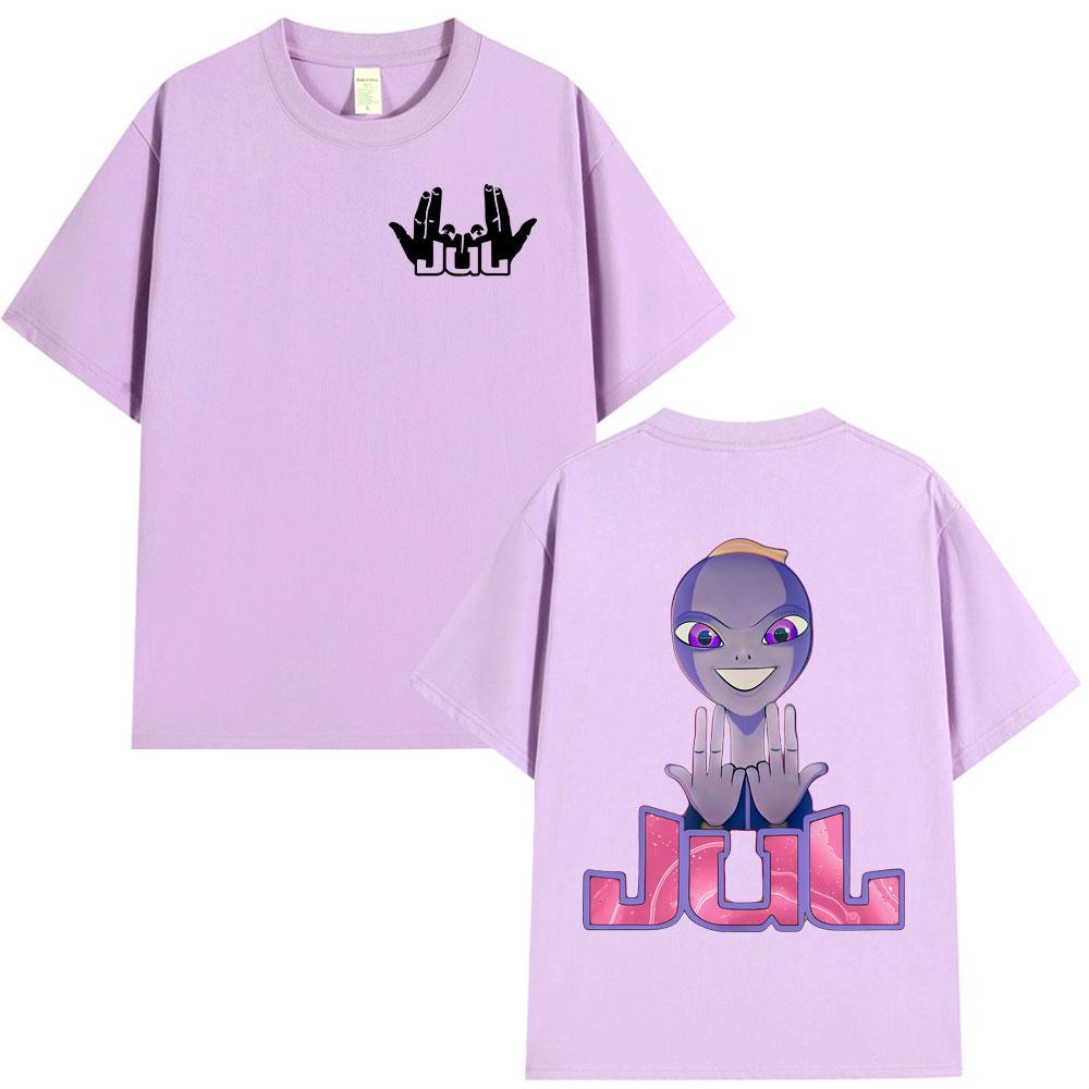 Rapper Jul Graphic T Shirt Men Women Clothing Fashion Hip Hop Vintage T-shirt Casual Cotton Cozy Short Sleeve Oversized T-shirts