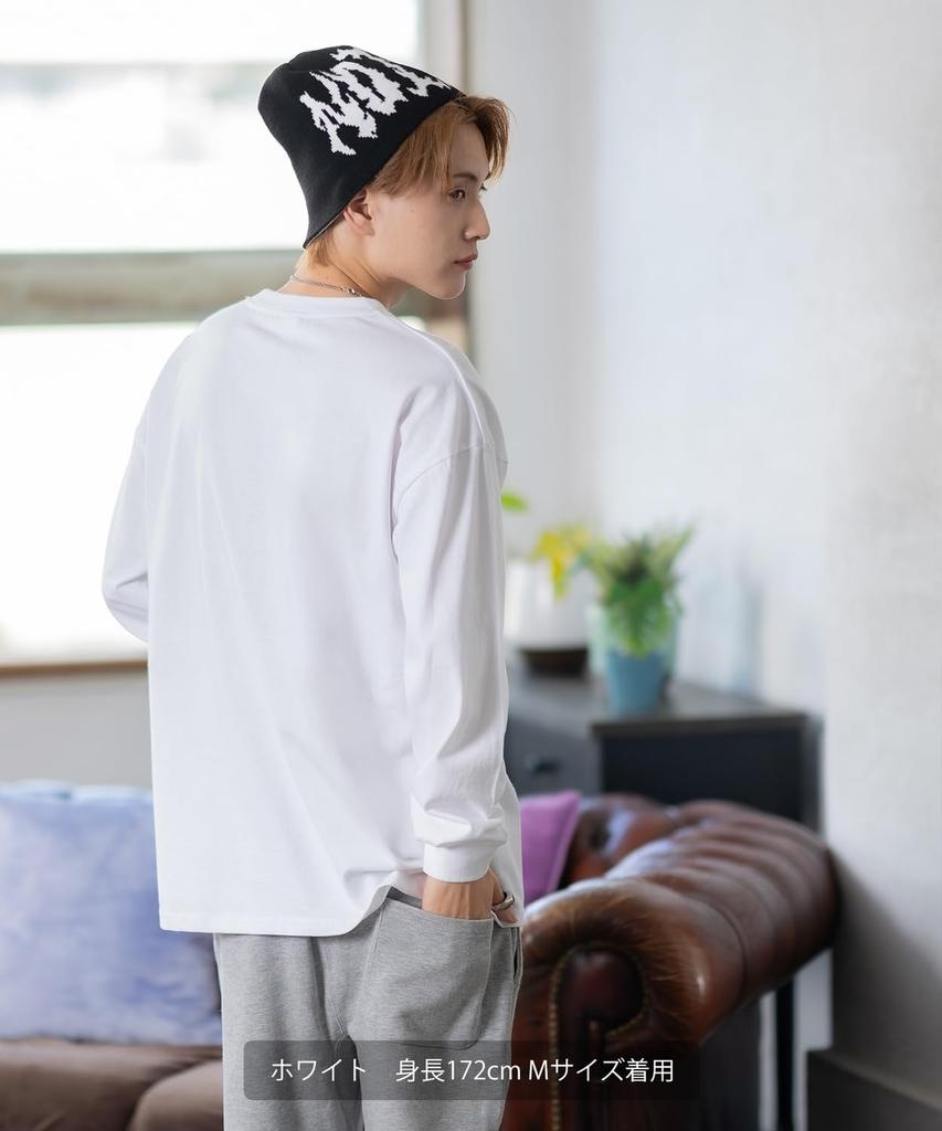 IMPROMES Casual SIDEWAYSTANCE Cheese Bear Long Sleeve T-Shirt, Men's, Black