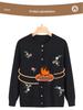 Grandma's Embroidered Knitted Cardigan for Middle-Aged and Elderly Ladies - Spring/Autumn Sweater Jacket for Women.