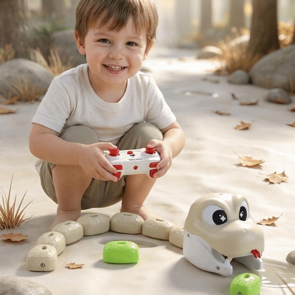 Interactive Greedy Snake Car Magnetic Magnetic RC Car Fun Game Snake Remote Control  Toy  Kids Gift
