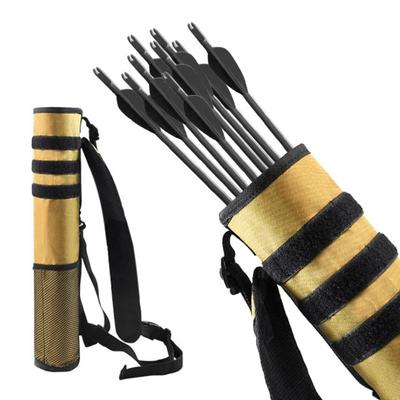 Tir à l'arc carquois de flèche dos hanche double usage grande capacité sangle réglable tissu Oxford chasse en plein air arc classique cible pratique sac de rangement de flèche