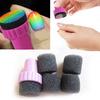 1set Nail Art Sponge Stamp Stamping Polish Template Transfer Manicure DIY