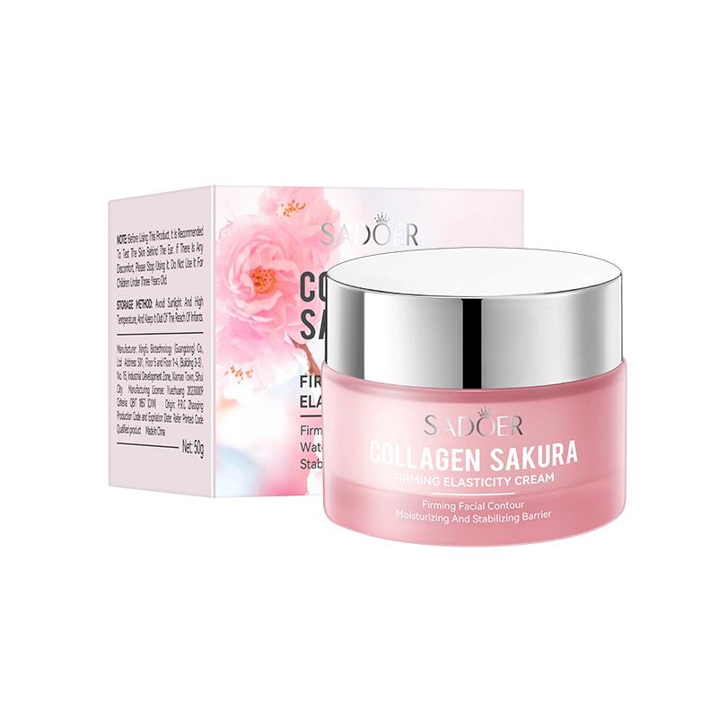 SADOER Bouncy Firming Moisturizer Sakura Collagen Cream 50g