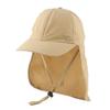 New Kids Sun Hat with Shawl Summer Quick Dry Solid Color Visor Hats for Girls Boys Baseball Cap Adjustable Baby Beach Sun Cap