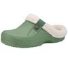 Fashion Kdmi Men's Slippers EVA Shoe Upper Cotton Slippers Classic Popular Clogs Waterproof Winter Soft Fuzzy Slippers For Men And Women