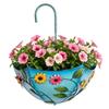 Umbrella Shaped Wall Mounted Iron Planter Hanging Flower Pot Succulents Decorative Space Saving Hanging Flower Pot with Drainage
