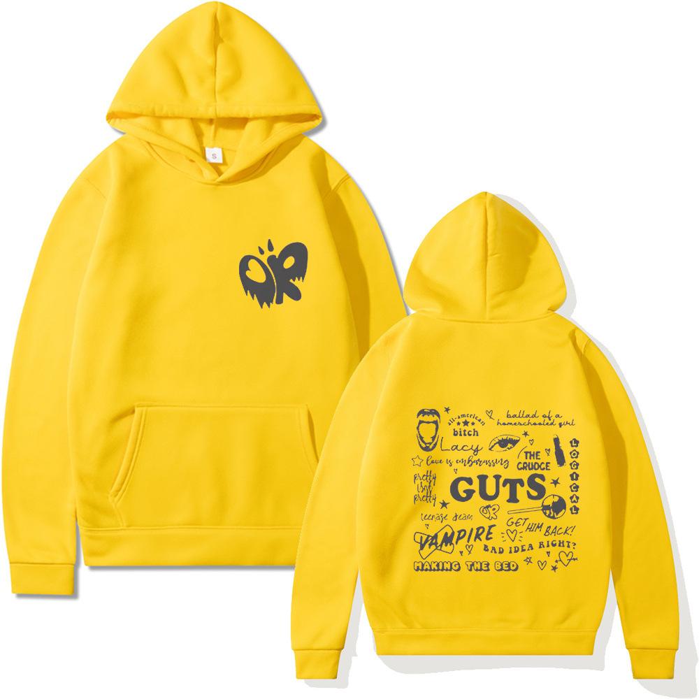 

Мужская толстовка с капюшоном Olivia Rodrigo Hoodie с принтом в мультяшном стиле в европейском и американском стиле унисекс 3XL