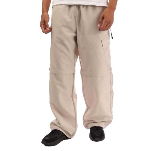 Adidas Mens Cotton Zip-Off Loose Fit Joggers