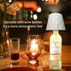 Wireless Wine Bottle Lamp Type-C Charging Touch Control Wine Bottle Light Dimming LED Table Lamp Bar Cafe Atmosphere Night Light