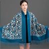 Women Winter Scart Embroidery Scarves Tippet Fashion Shawl Women Shawls Wraps Long Tassel Female Foulard Blanket Wrap Scarf