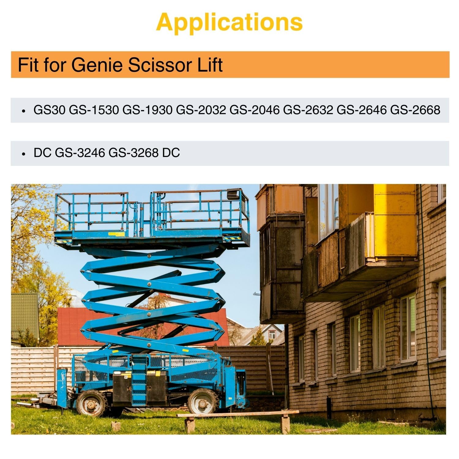 

Control Box Harness Adapter 96019GT Compatible with Genie Scissor Lift GS30 GS-1530 GS-1930 GS-2032 GS-2046 GS-2632 GS-2646 GS-2668 DC GS-3246