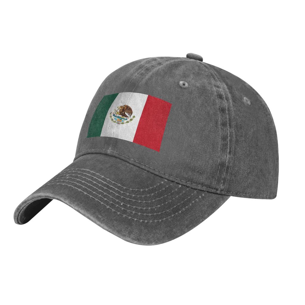 Mexiko Flagge Mexikanisch Patriotisch Herren Damen Baseballkappen Distressed Gewaschene Kappen Hut Vintage Outdoor Workouts Verstellbare Passform Sonnenkappe