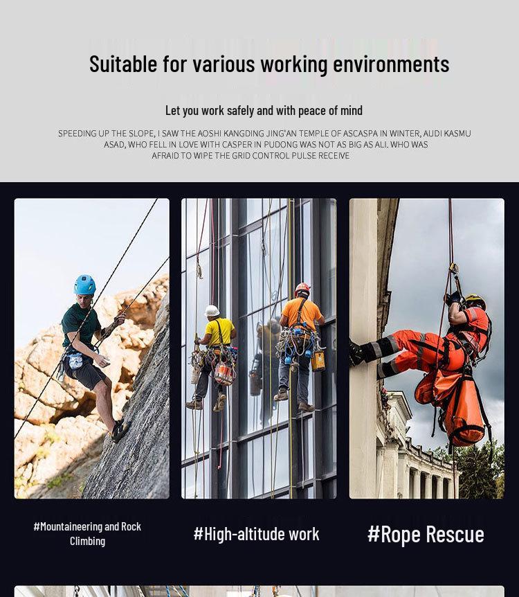 Chuanchuang 10.5mm Static Rope for Climbing, Rappelling, Rescue, and High-Altitude Safety