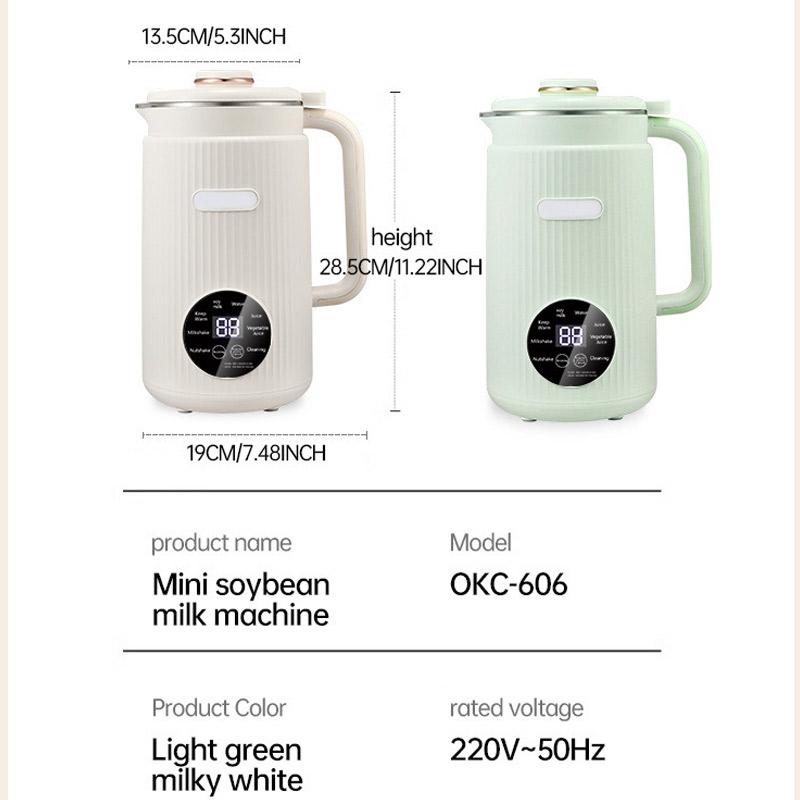 220V/110V Multifunctional Electric Soybean Milk Machine Food Blender Automatic Fruit Juice Maker Water Boiling Kettl Soy