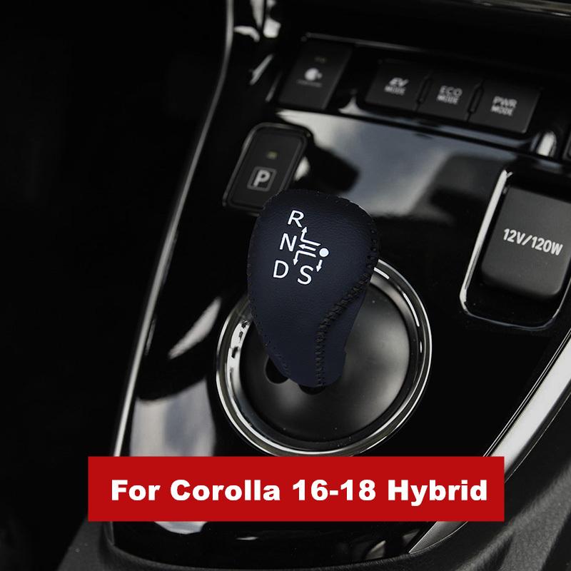 

Для Toyota Corolla E170 2016 2017 2018 Hybrid Шкіряна ручка перемикання передач ручного гальма Захист корпусу Model C