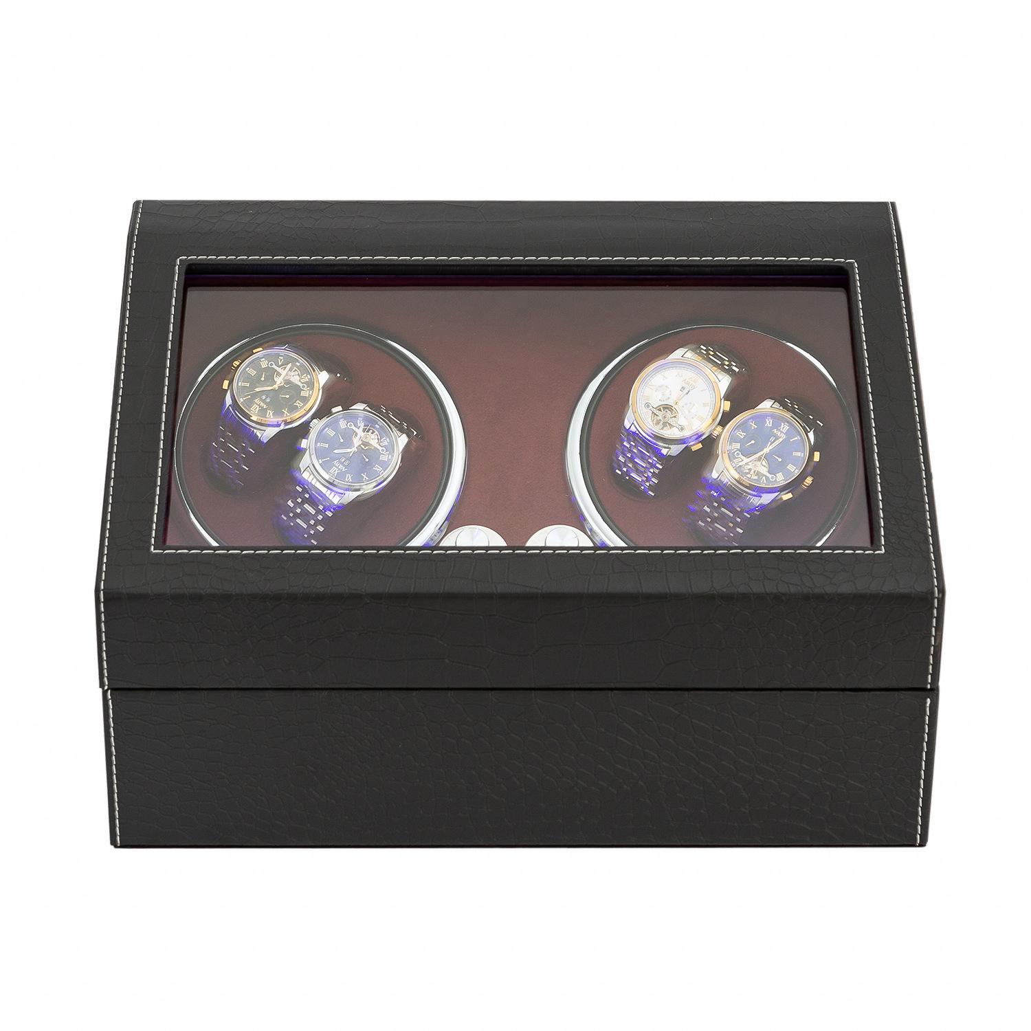 Five-Speed Mechanical Watch Winder Box with