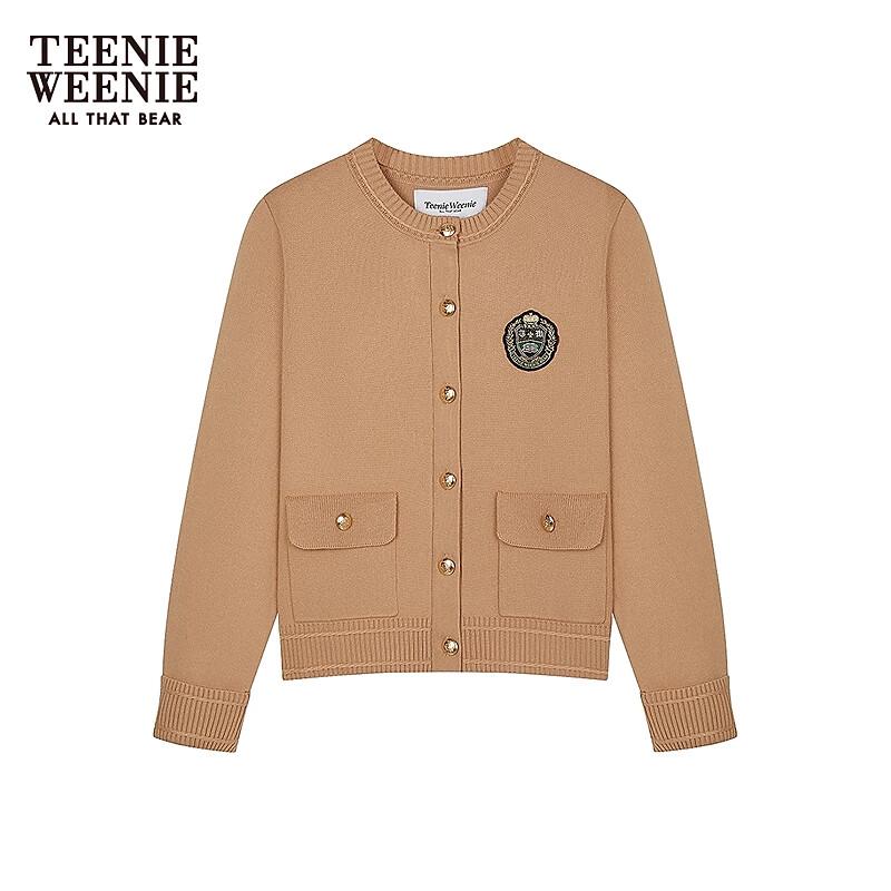 Teenie Weenie Women's Academia Style Crew Neck Knit Sweater