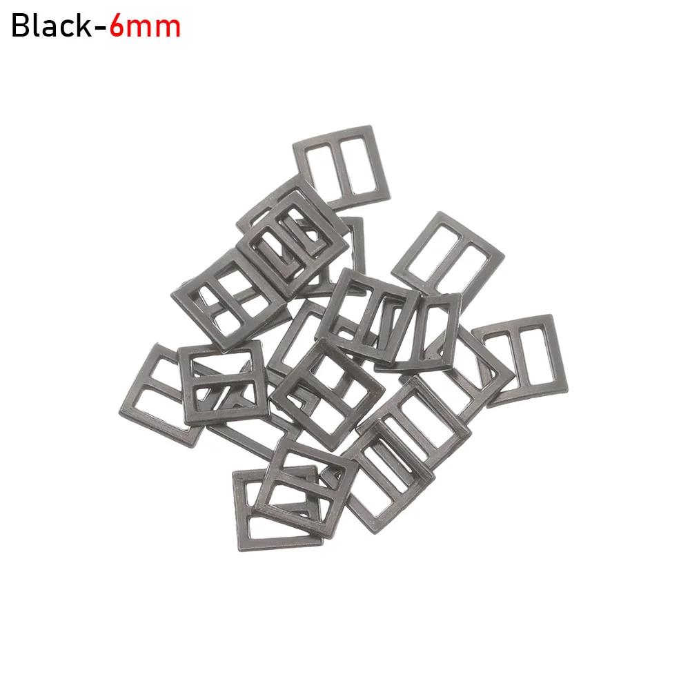 20/40Pcs Tiny Tri-glide Belt Buckle for DIY Doll Clothes Bags Mini Buckles Buttons Diy Doll Shoes Clothing Accessories 6/7/8.5mm