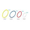 10Pcs 2x2 3x3 4x4 5x5 Rubber Band Belt For Leduo Technic Elastic Cross Section Round Pulley Compatible 85543 85544 85545 85546