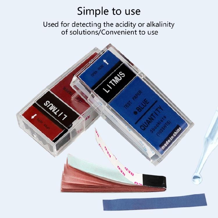 2Box Litmus Test Strips Set 200 Acid and Base Testing Strips Total Quick And Accurate Acid Alkali Measurement For Daily Use