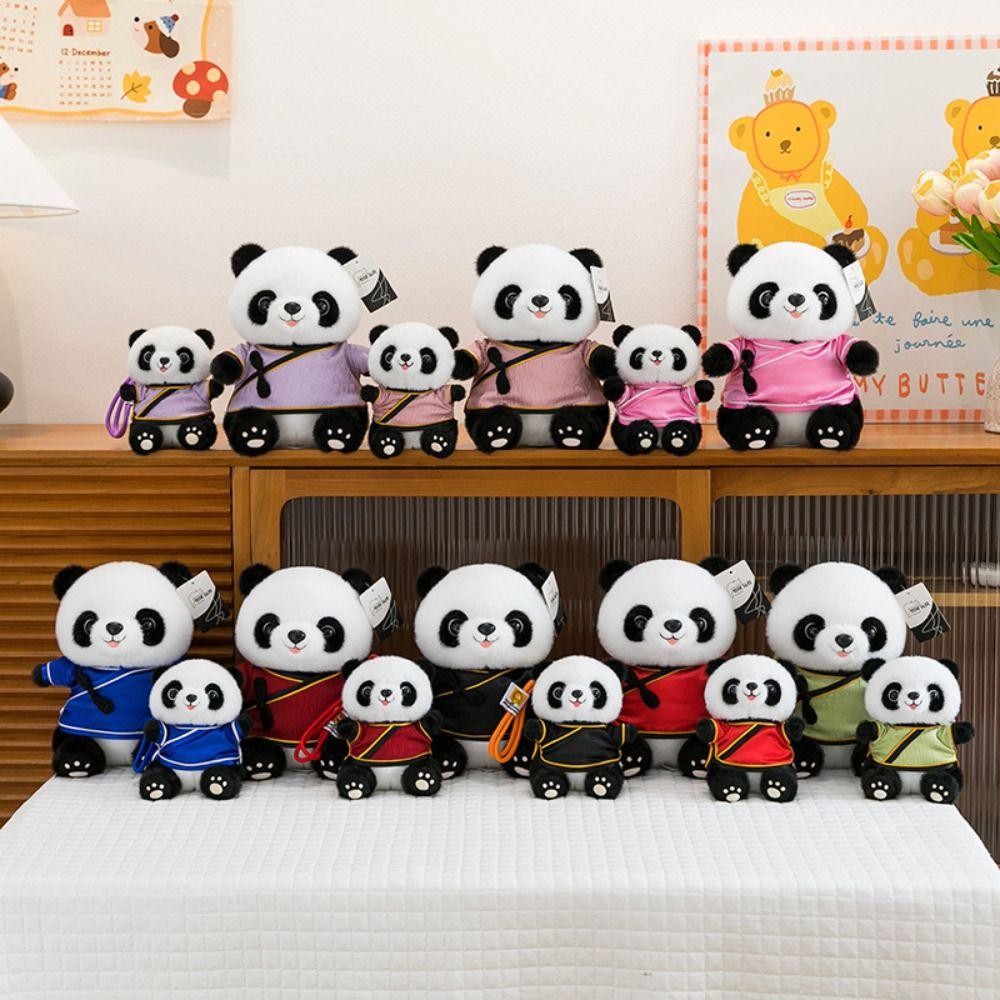 Soft Pillow Plush Panda Pendant Chinese Style Stuffed Animal Toys Panda Plush Toy  Xmas Present