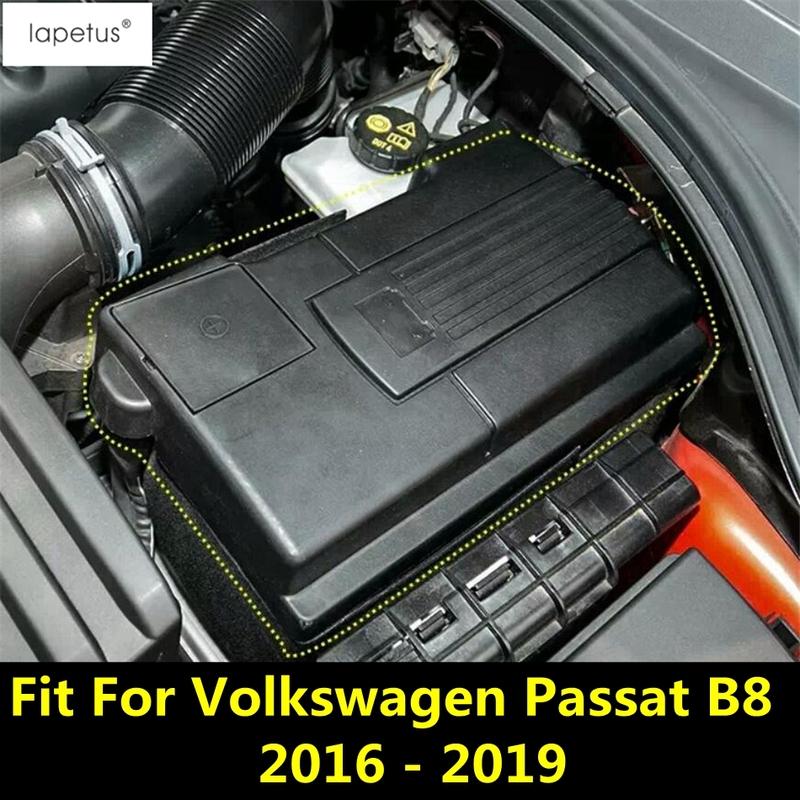 

Car Electrode Engine Battery Positive Negative Anode Dustproof Cover Protection Accessories For Volkswagen Passat B8 2016 -