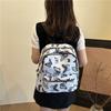 Beautiful butterfly printing casual large-capacity student schoolbag going out for leisure commuting versatile backpack backpack