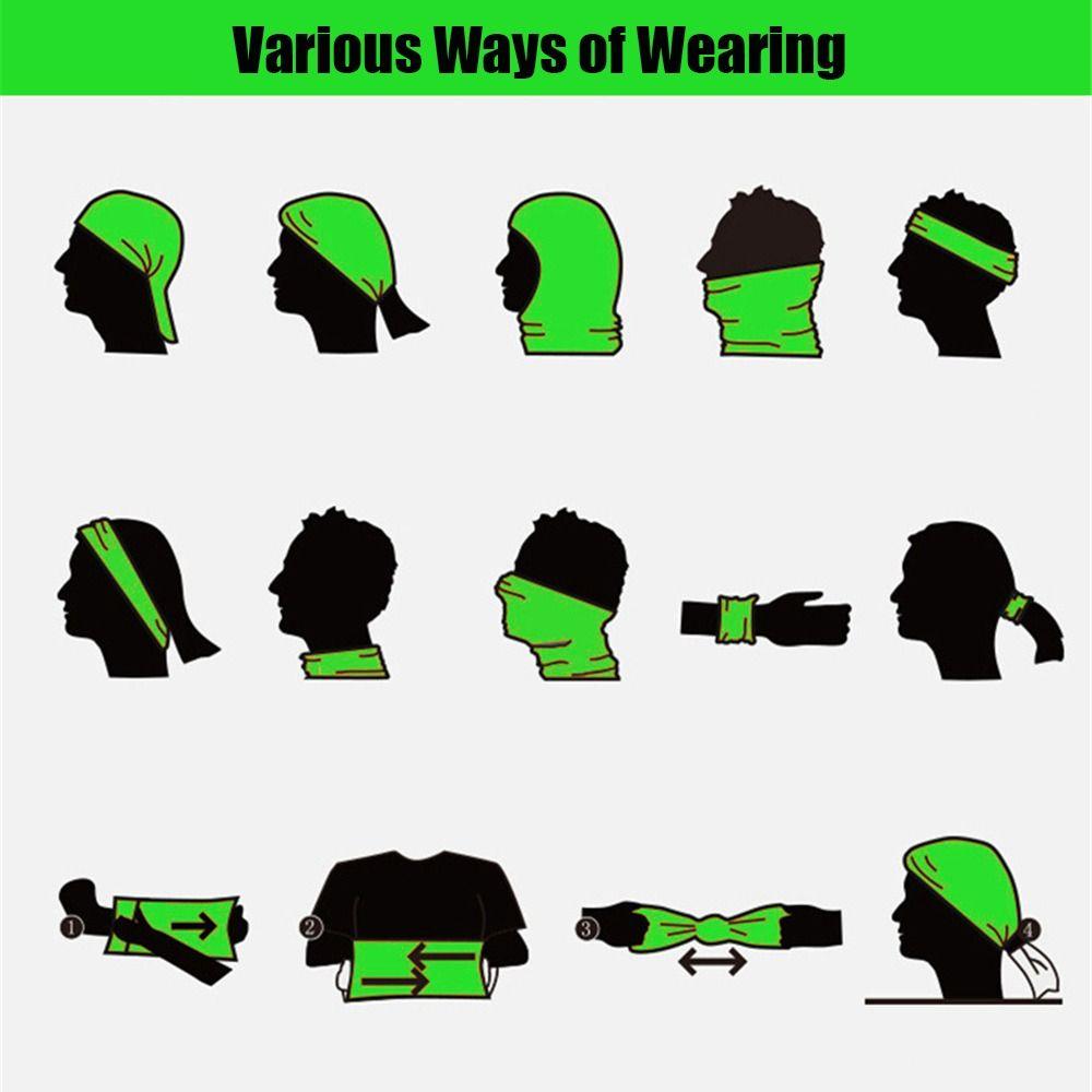 Hiking Cycling Headwear Sport Headband Neck Warmer Snowmobile Scarves Face Cover Tube Scarf