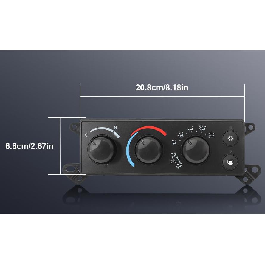 A/C Heater Climate Control Fit for 2008-2010 Dodge Ram 3500,4500,5500& Dodge Dakota 2008-2011, 2008 Ram 1500,OE 55057079AB 55057079AA P55056569AC
