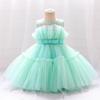 Girls' Sleeveless Princess Dress - Fluffy Yarn Birthday Party and Festival Performance Outfit