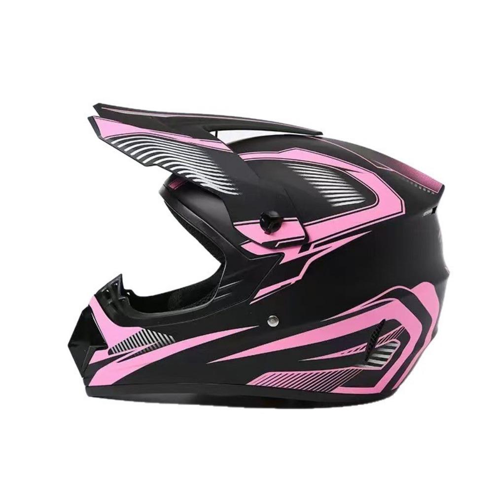 Off-road Motorcycle Riding Helmet Four Seasons Breathable Electric Vehicle Helmet ABS Small Mountain Bike Helmet