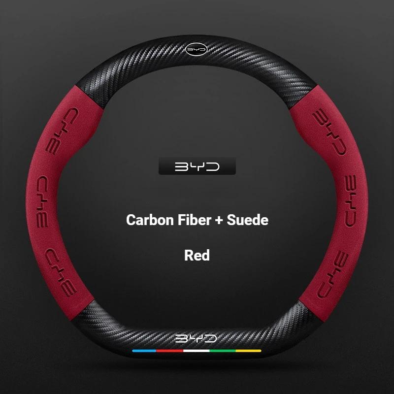 Leder-Autolenkradabdeckung geeignet für BYD Ato 3 Fafengtang F3 E6 Yuan Song Plus EV F0 Qinhan Dolphin S6