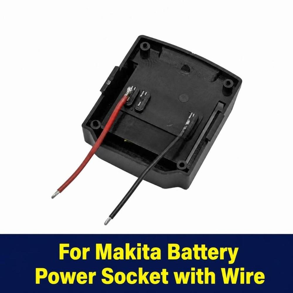 With Wire Battery Adapter Plastic Housing Power Output Base for Makita Battery DIY Project