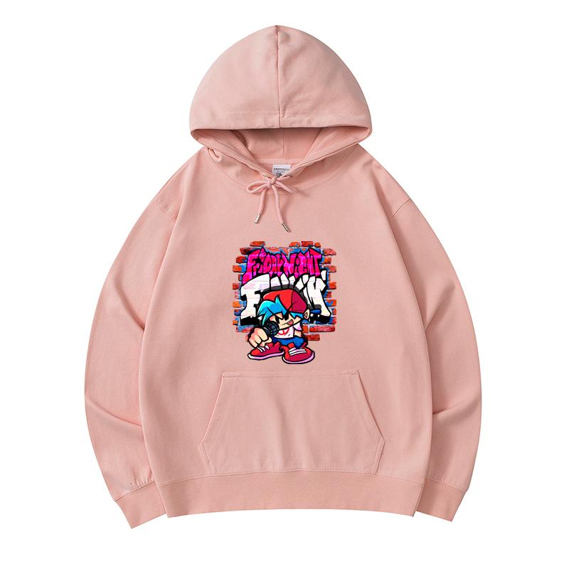 Buy 300 GSM Men's Healthy Cotton Hoodies Boyfriend Fnf Print Premium