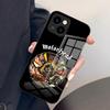 Funda de Teléfono Banda M-Motorhead Para IPhone 17 Pro Max 15 Pro 16 14 Plus 12 13 Mini 11 Pro Cubierta de Cristal a Prueba de Golpes