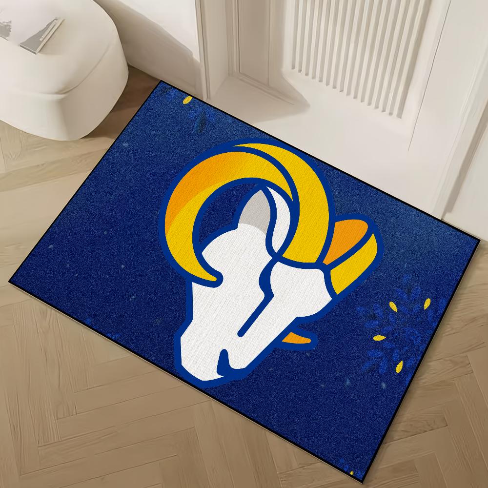 

маленький ковер Ram Rug Carpet Домашний декор Коврик для спальни Коридор Балкон NFL Ковер Входной коврик Лос-Анджелес Украшение SJR40x60CM