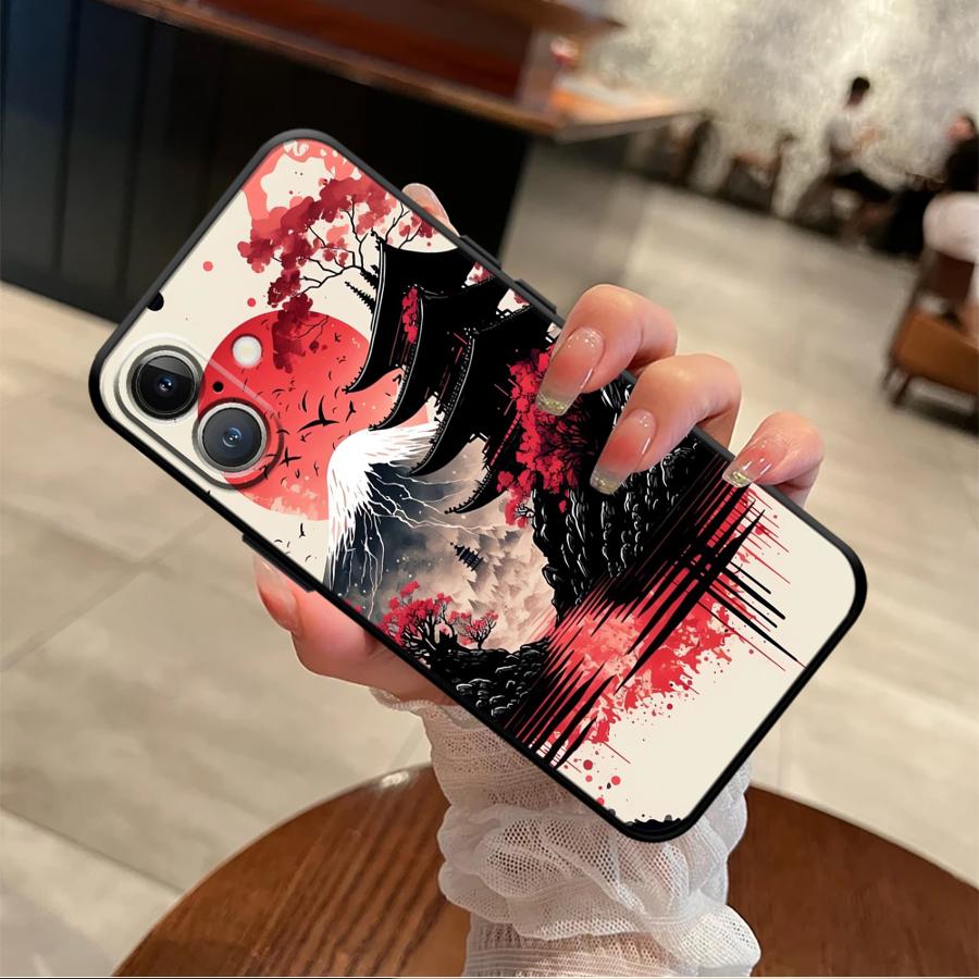 Soft Back Phone Cover Case for iPhone 12 17 16 Pro Max 13 Mini 7 8 14 X XS XR SE 15 Plus 11 17Air Sunset Warrior