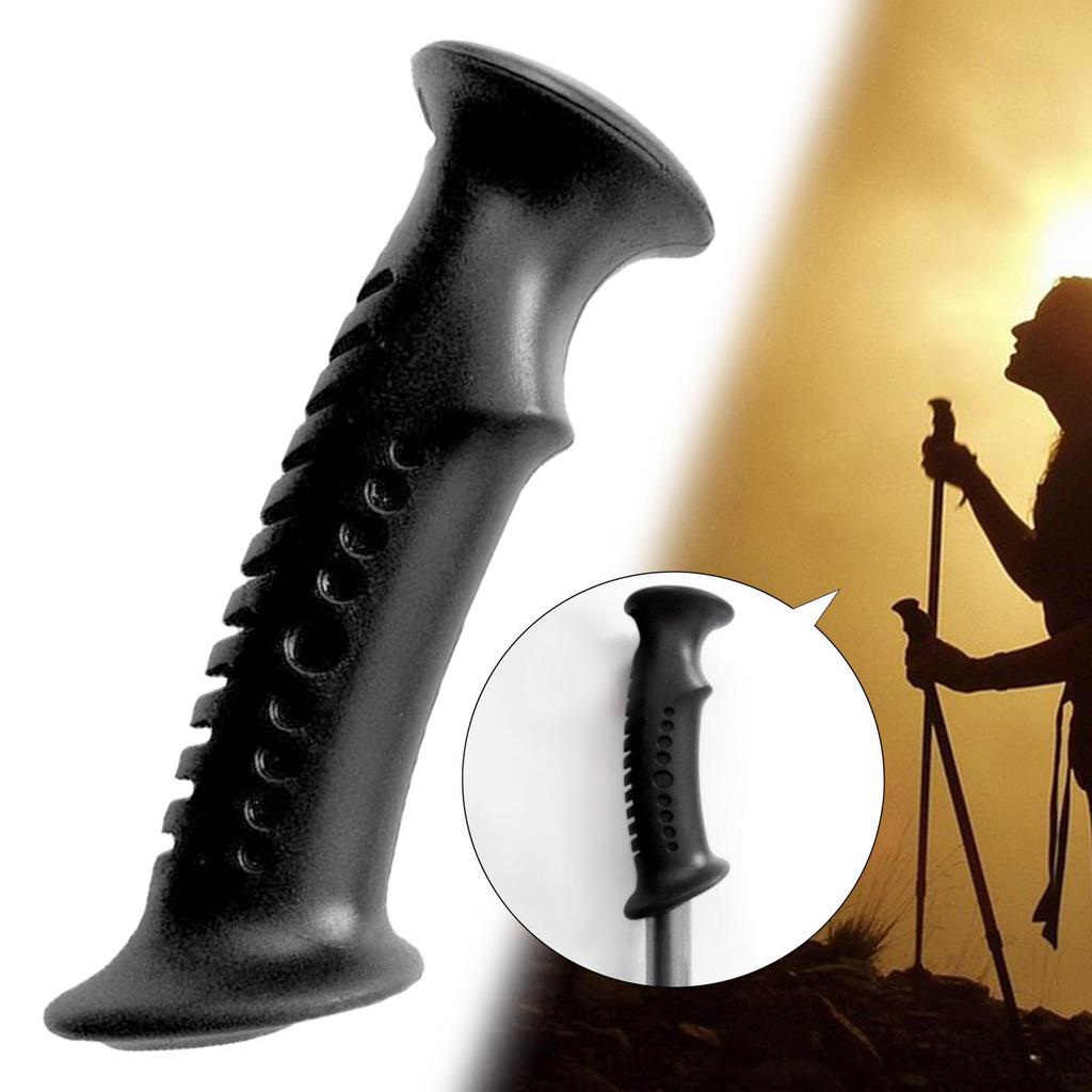 Trekking Rod Handle Monopod Cane Head Attachment Converter Grip Hiking Pole