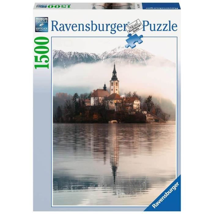 Puzzle 1500 pièces : L'ile des voeux, Bled, Slovénie Coloris Unique