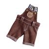 Brown Color 15cm Doll Skirt Overalls Handmade Clothing Plush Toys Dolls Clothes  Doll Accessories