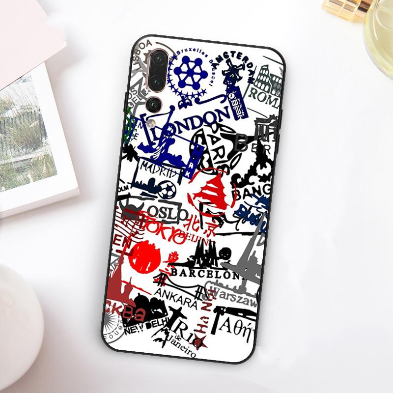 

Passport Travel Stamps For Huawei Nova 11 10 9 SE Y70 Y60 Y90 Y61 Y91 Y73 Y72 12i 11i 8i P30 P40 Lite P60 Pro Case Huawei P30 Pro