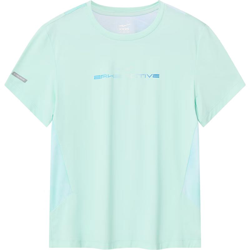 ERKE Boys  Breathable Round Neck Short Sleeve Summer T-Shirt 160