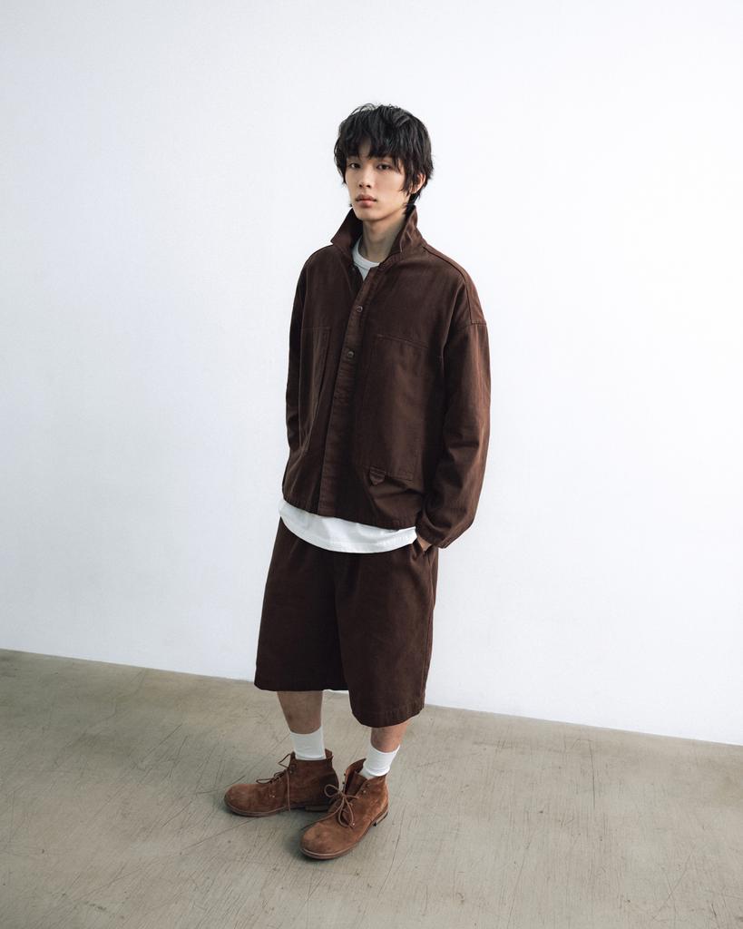 ANGLAN Proper Work Jacket - Brown