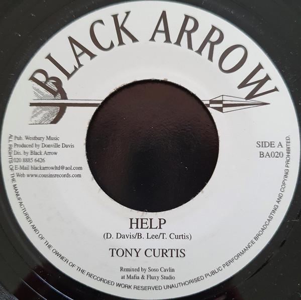 

7inch Record TONY CURTIS - Help BA020 Black Arrow Rec UK Reggae, Ska & Dub Used