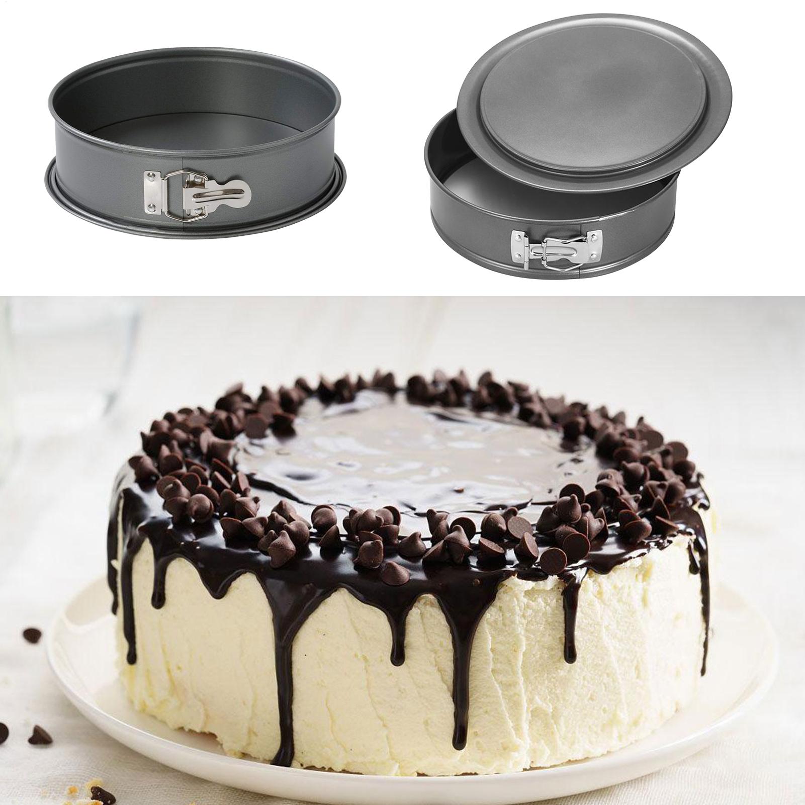 Removable Bottom Carbon Steel Cakes Molds Round Cake Pan Bakeware Non-Stick Metal Bake Mould Kitchen Accessories CN