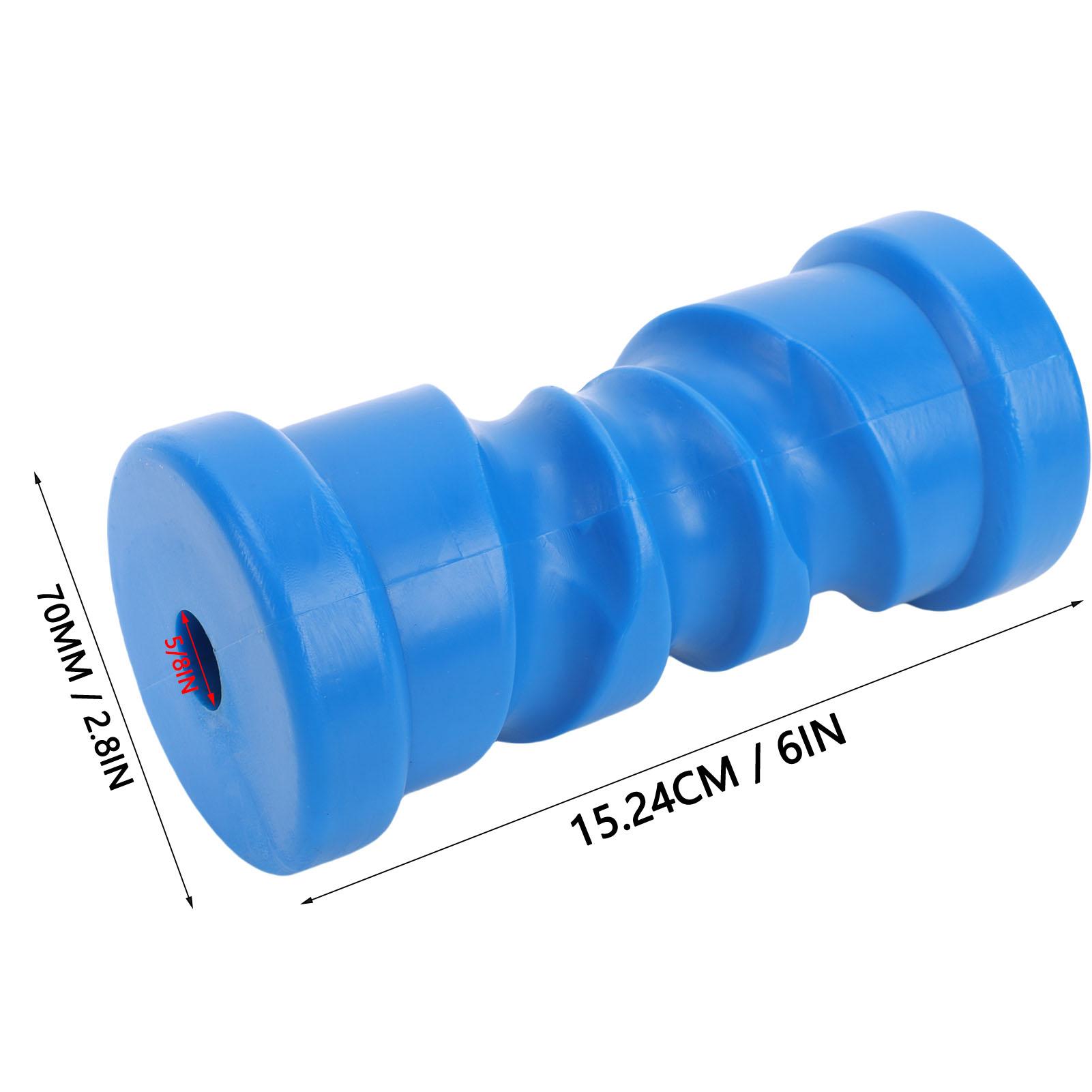 6 Inch Boat Trailer Keel Roller Self Centering PU Boat Trailer Roller Assembly for 5/8in Bracket Boat Trailer Keel Roller