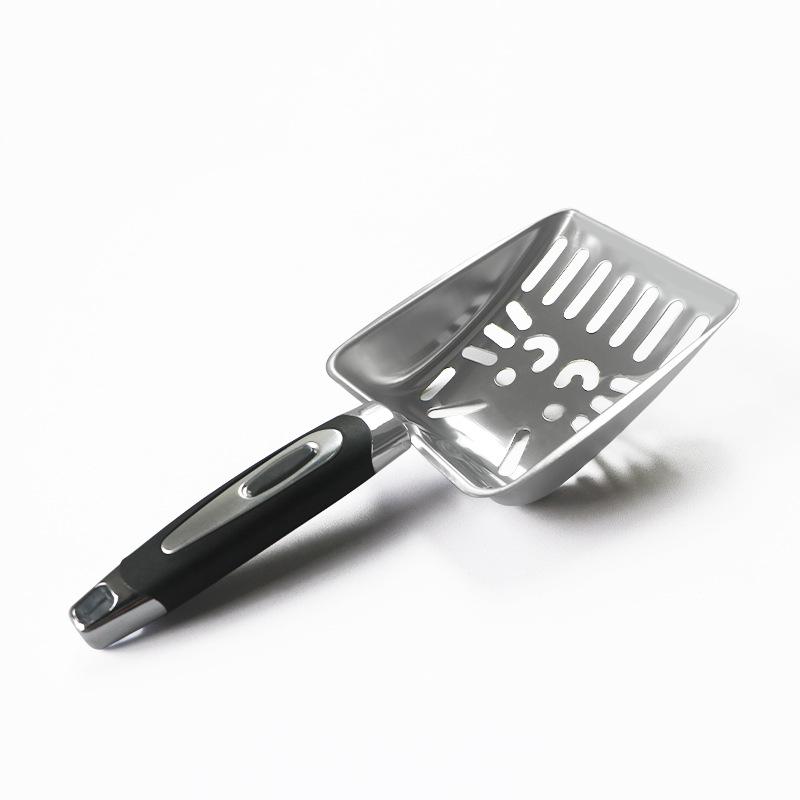 Thickened Stainless Steel Cat Litter Scoop - Durable Kitten Shovel for Bentonite & Tofu Litter
