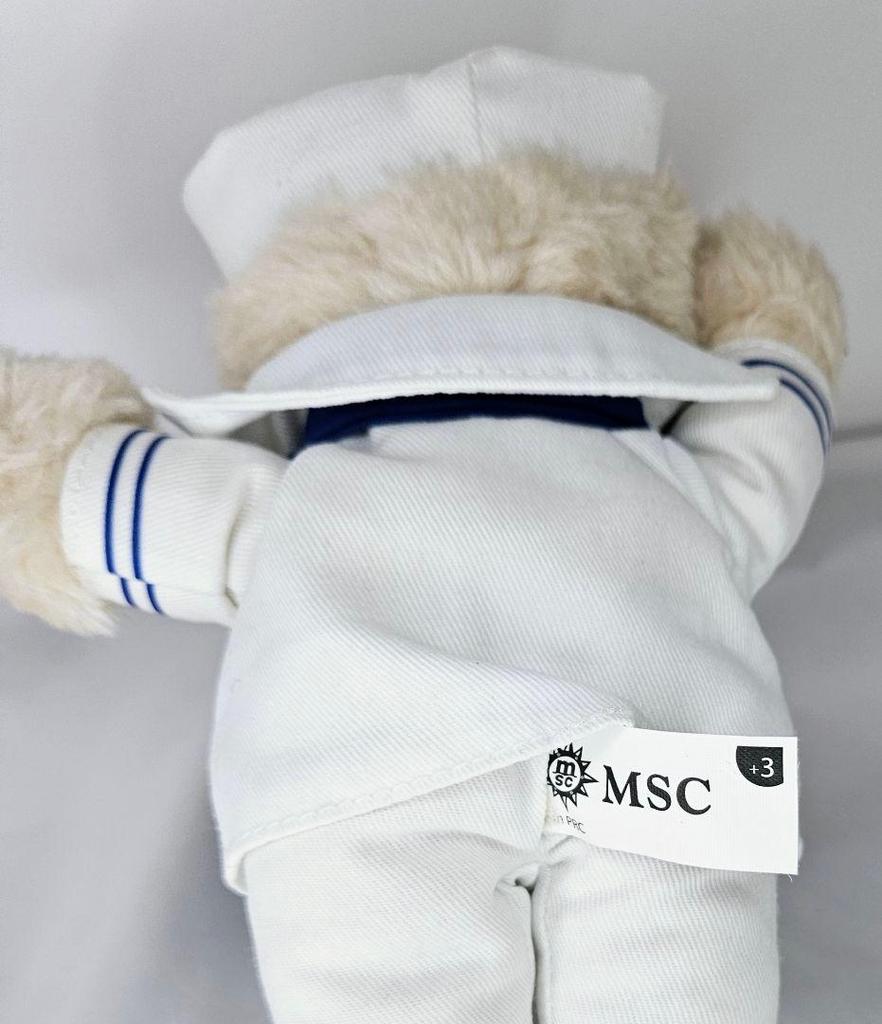 [USED] MSC Crew Exclusive Bellissima Teddy Bear Plush Toy, White