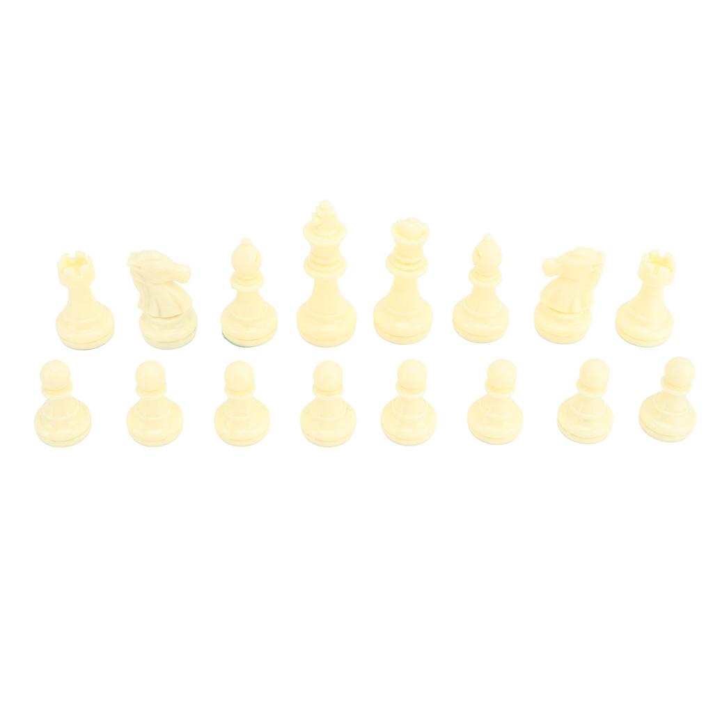 Portable Chess Set Travel Chess Board Game Set Imitation Leather PU Checkerboard 32 Chess Pieces With Storage Bag