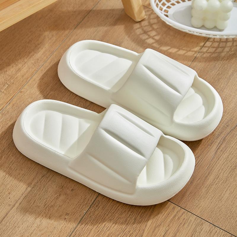 Home slippers men's summer eva thick-bottomed non-slip bathroom home wear new deodorant cool slippers women